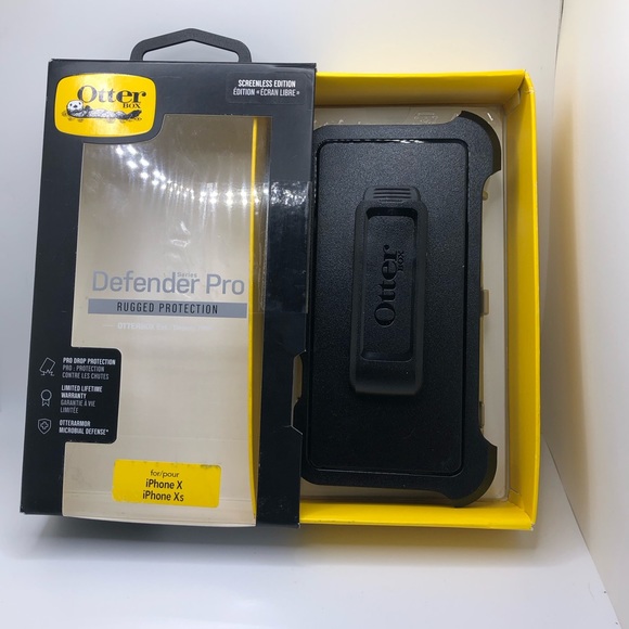 New OtterBox Defender Series Screenless Case for iPhone X & Xs with original box - Picture 1 of 11